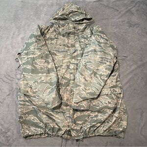 Orc Industries Parka Mens L ABU Camo Improved Rainsuit Cold Weather Coat Liner M